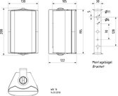 Visaton Vs-wb10b Installatie Luidspreker 100 V 8 Ohm Zwart