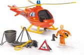 Brandweerman Sam Hélicoptère Wallaby avec figurine