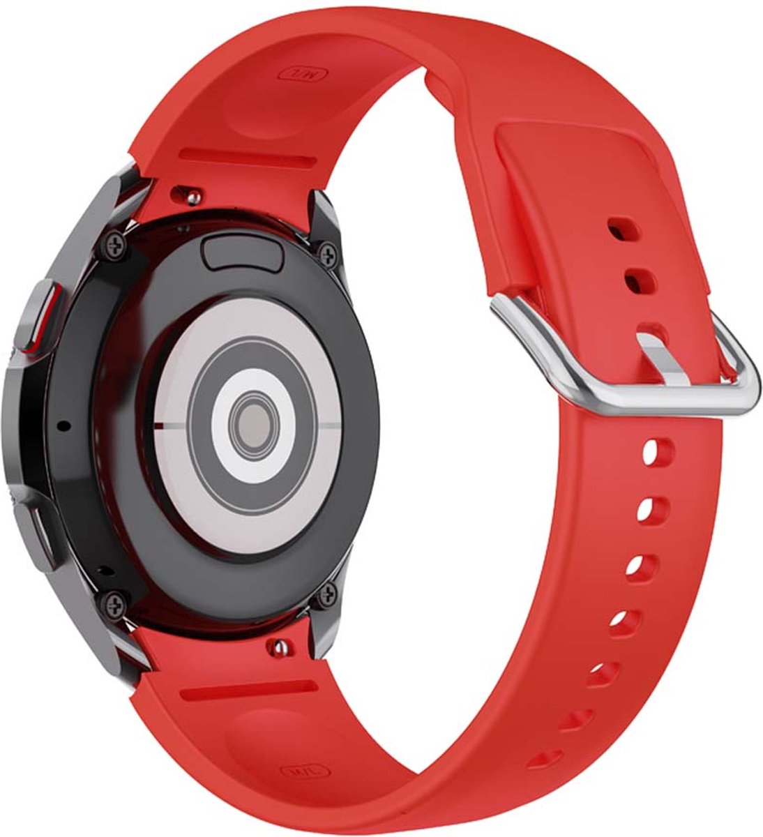 Samsung Galaxy Watch 4 Luxe Silicone Bandje Rood Large 20mm