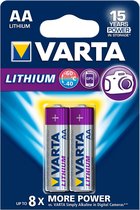 Varta VARTA-6106/2B Lithium Batterij Aa 2-blisterkaart