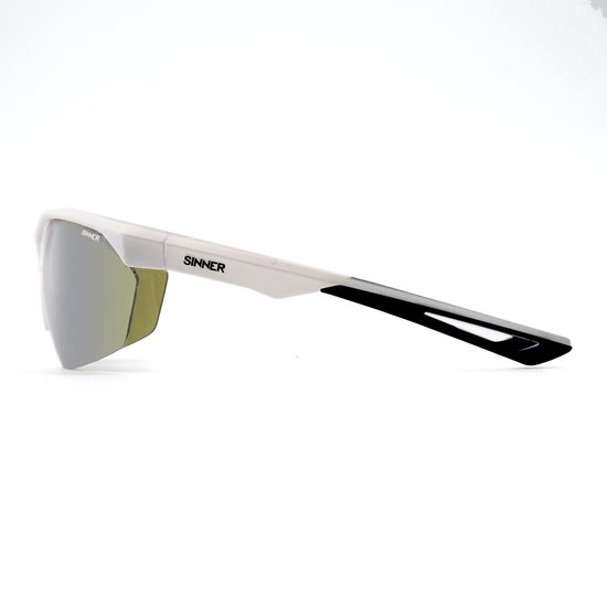 Sinner Pitch Golf Zonnebril - Mat Wit Frame - Sintrast Lens van Sinner — afbeelding 3