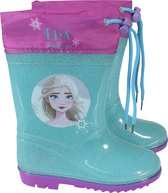 Disney Regenlaarzen Frozen meisjes Pvc Mintblauw/fuchsia Maat 30-31