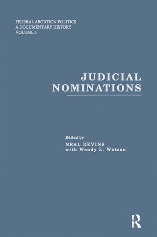 Judicial Nominations - cover
