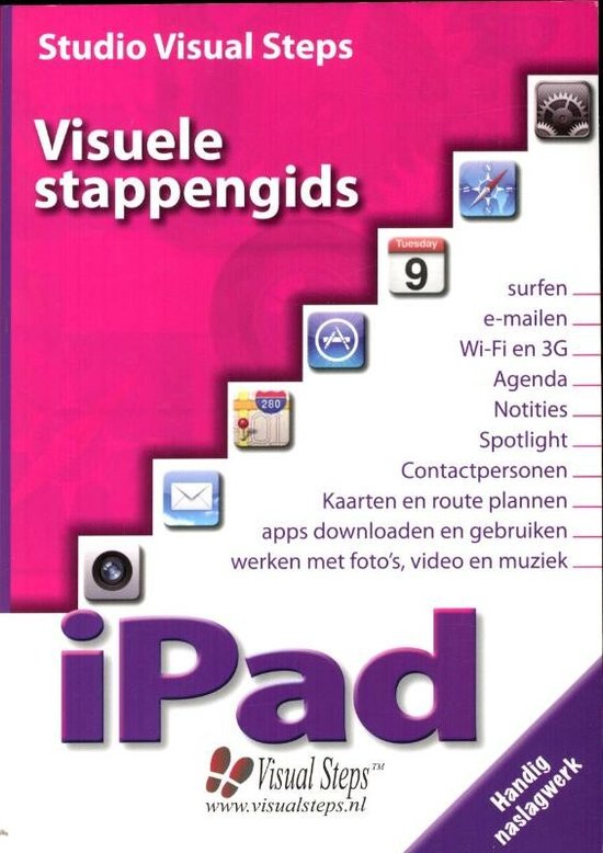 Cover van het boek 'Visuele stappengids iPad' van Studio Visual Steps