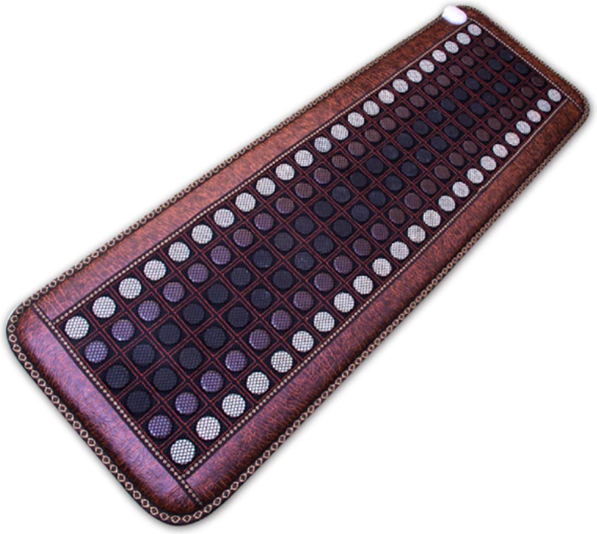 Goedkoopste Infrarood Edelstenen Thermomat - Warmte Therapie Mat - Echte Jade & Toermalijn - Verwarmde Stenen - Herstelt Lichaam & Geest