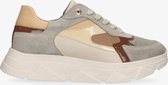 Tango | Kady fat 23-m grey/yellow multi sneaker - bone white sole | Maat: 38