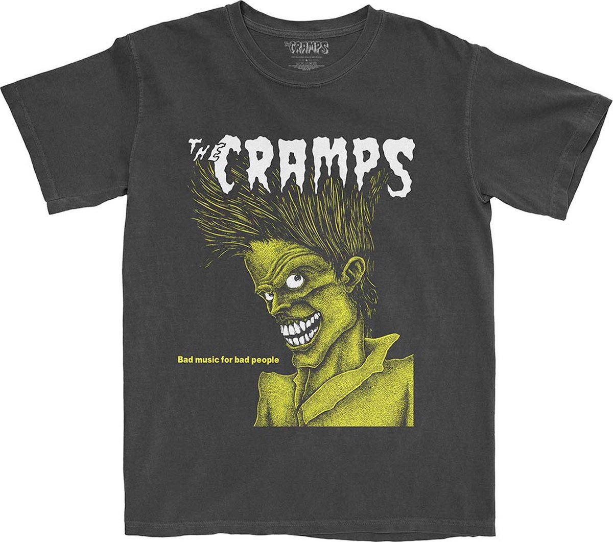 The Cramps - Bad Music Heren Tshirt - M - Zwart