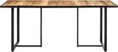 Decoways - Eettafel 180 cm ruw mangohout