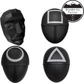 Full Set - Maskers - Halloween - Cosplay - Set van 4 maskers