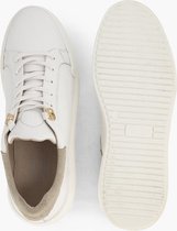 5th avenue Witte leren platform sneaker - Maat 37