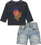 Noppies - Koko Noko - Kledingset - 2delig - Jeans Nils - Shirt Torino - Maat 86