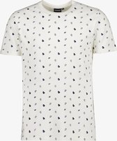 Unsigned heren T-shirt met print - Wit - Maat XXL