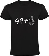 Vijftig Jaar Heren  t-shirt | 50 jaar |50e verjaardag | sarah | abraham | Zwart