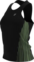 Performance Singlet W - Dames - Black/Paradise Green