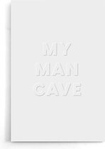Walljar - My Man Cave - Muurdecoratie - Poster