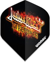 WINMAU - Rock Legends: Judas Priest Flaming Logo Dartvluchten - 1 set per pakket (3 vluchten in totaal)