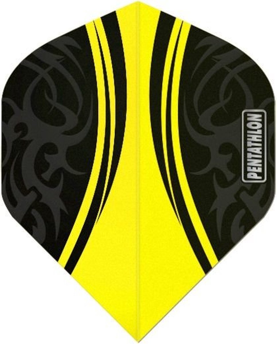 Pentathlon Tribal Clear Yellow - Dart Flights