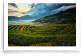 Walljar - Agriculture In China - Muurdecoratie - Poster