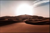 Walljar - Sahara Desert - Muurdecoratie - Poster