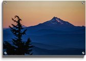 Walljar - Mount Jefferson - Muurdecoratie - Plexiglas schilderij