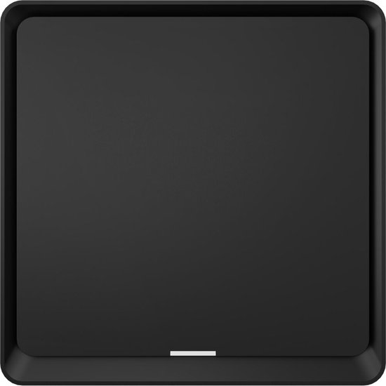 Marmitek Zigbee Wifi Schakelaar Enkelvoudig - Push LE BLK - Slimme Schakelaar - 3 functies - Smart Switch - Zigbee 3.0 - Zwart