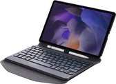 Case2go - Tablet Toetsenbord Hoes compatibel met Samsung Galaxy Tab A8 (2021) 10.5 Inch - Bluetooth Toetsenbord Case met Stylus Pen Houder - Zwart