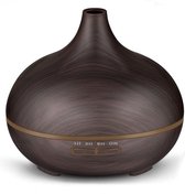 KUCH AROMA DIFUSSER - LUCHTBEVOCHTIGER - RELAX - GOEDE NACHTRUST - LEUK CADEAU - 550 ML - LUXE - DARK WOOD