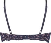 Hunkemöller Dames Lingerie Voorgevormde push-up beugel bh Rose  - Blauw - maat C70