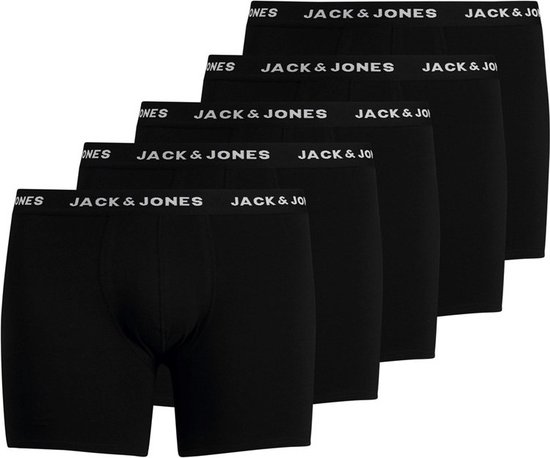Jack & Jones Boxershort Black 5-pack (Maat: 3XL) | bol.com