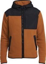 Tenson Block Zip Hoodie M - Outdoorvest - Heren - Donker Oranje - Maat XXL