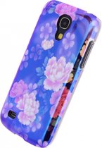 Xccess Oil Cover Samsung Galaxy S4 mini i9195 Purple Flower