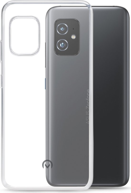 Mobilize Gelly Doorzichtig Telefoonhoesje geschikt voor ASUS Zenfone 8 Hoesje Flexibel TPU Backcover - Transparant