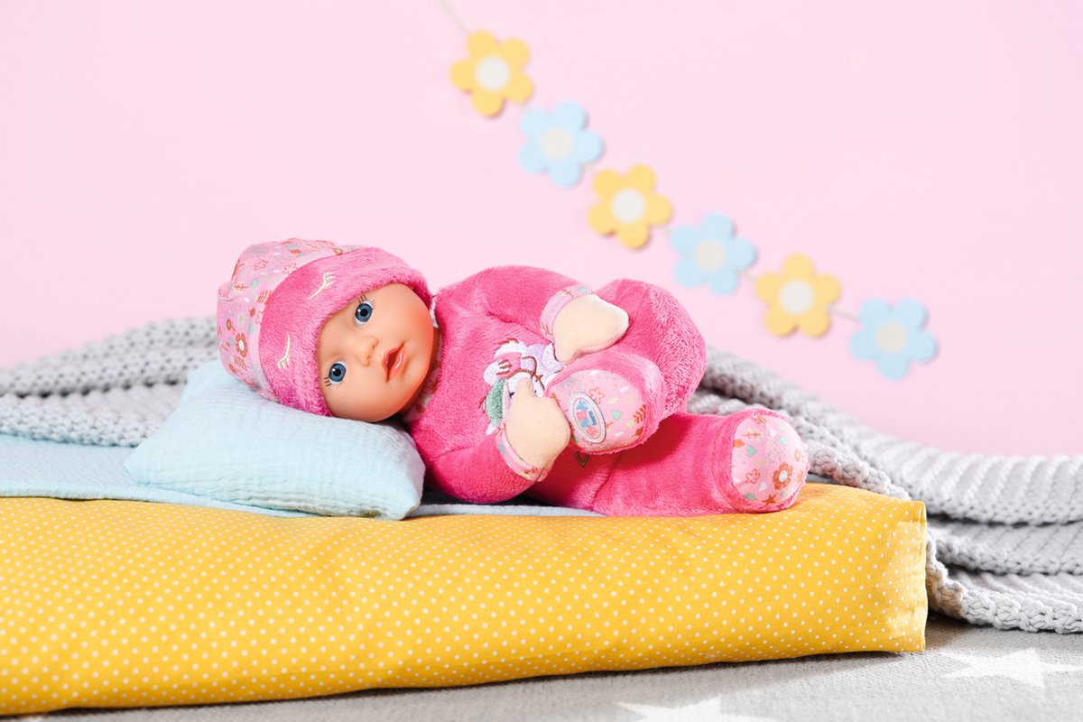 BABY born - Sleepy - Roze met Hondopdruk - Babypop - 30 cm — afbeelding 14