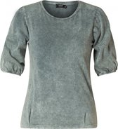 YESTA Hera Jersey Shirt - Washed Grey - maat 2(50)