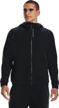 UA Rush Fleece Full Zip Hoodie-BLK Size : SM