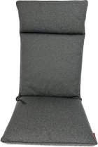 Madison Tuinstoelkussen hoge rug 50×120 cm Universeel Rib grey