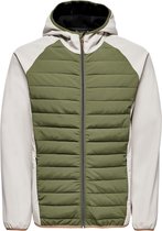 Only & Sons Jas Onsandrew Softshell Jacket Otw 22020944 Silver Lining/olive Night Mannen Maat - XS