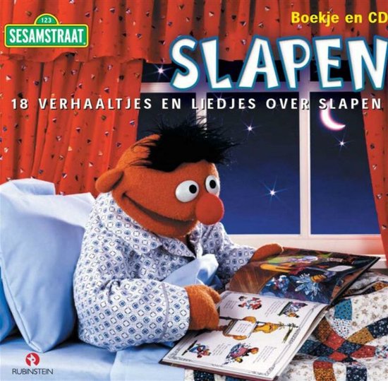 Cover van het boek 'Slapen 14 verhaaltjes en CD' van  Sesamstraat