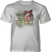 T-shirt Protect Tiger Grey S