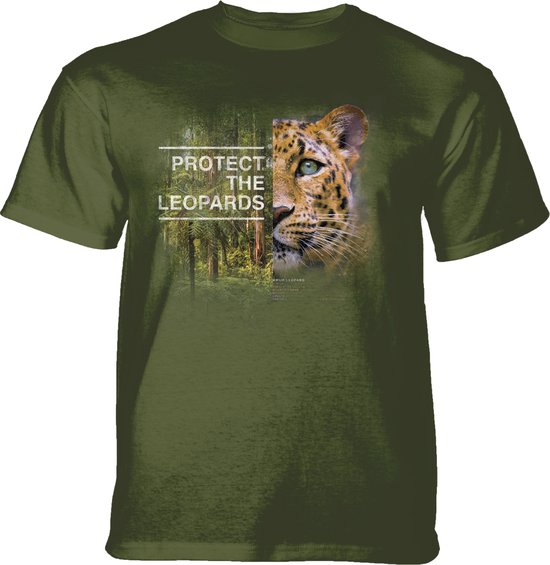 T-shirt Protect Leopard Green M