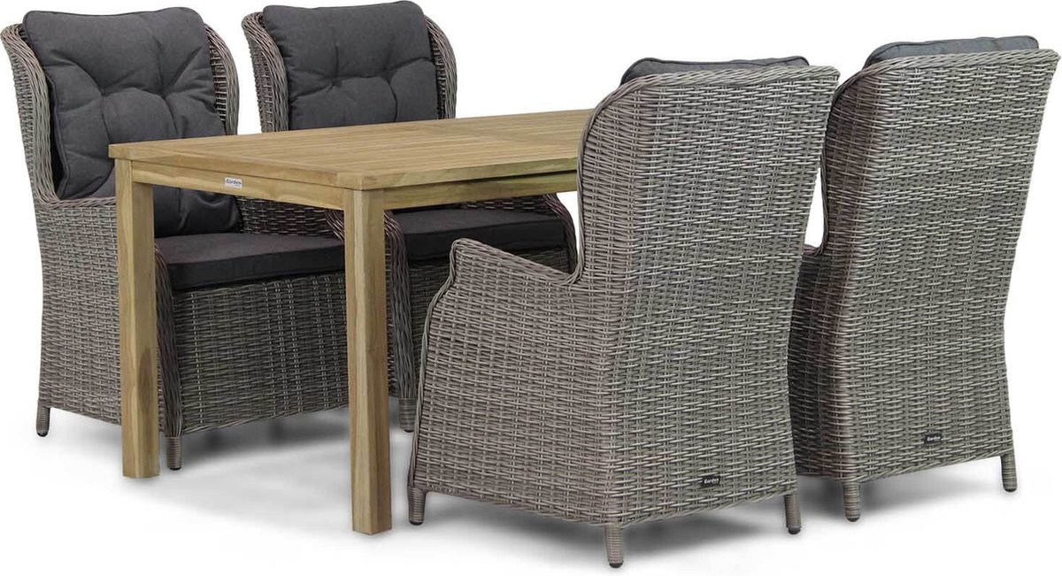 Garden Collections Windsor/Weston 160 cm dining tuinset 5-delig