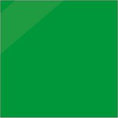 Blanco sticker glans groen, vierkant, beschrijfbaar 150 x 150 mm