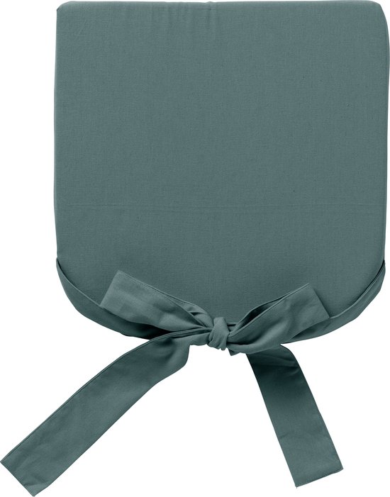 Dutch Decor JAVA - Coussin de chaise avec ruban Saugebrush Vert 40x40 cm - vert