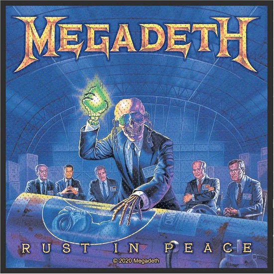 Megadeth Patch Rust In Peace Multicolore