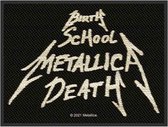 Metallica Patch Birth, School, Metallica, Death Zwart