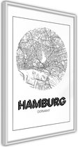 City Map: Hamburg (Round)
