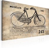 Schilderij - N° 1245 - Bicyclette.