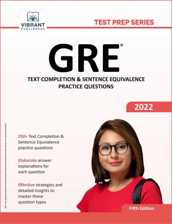 GRE Text Completion and Sentence Equivalence Practice Questi ... - cover