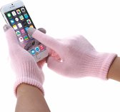 Haweel Katoen Touchscreen Handschoenen M - Roze