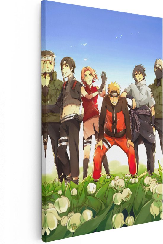 Artaza Canvas Schilderij Anime Naruto  - 20x30 - Klein - Foto Op Canvas - Canvas Print
